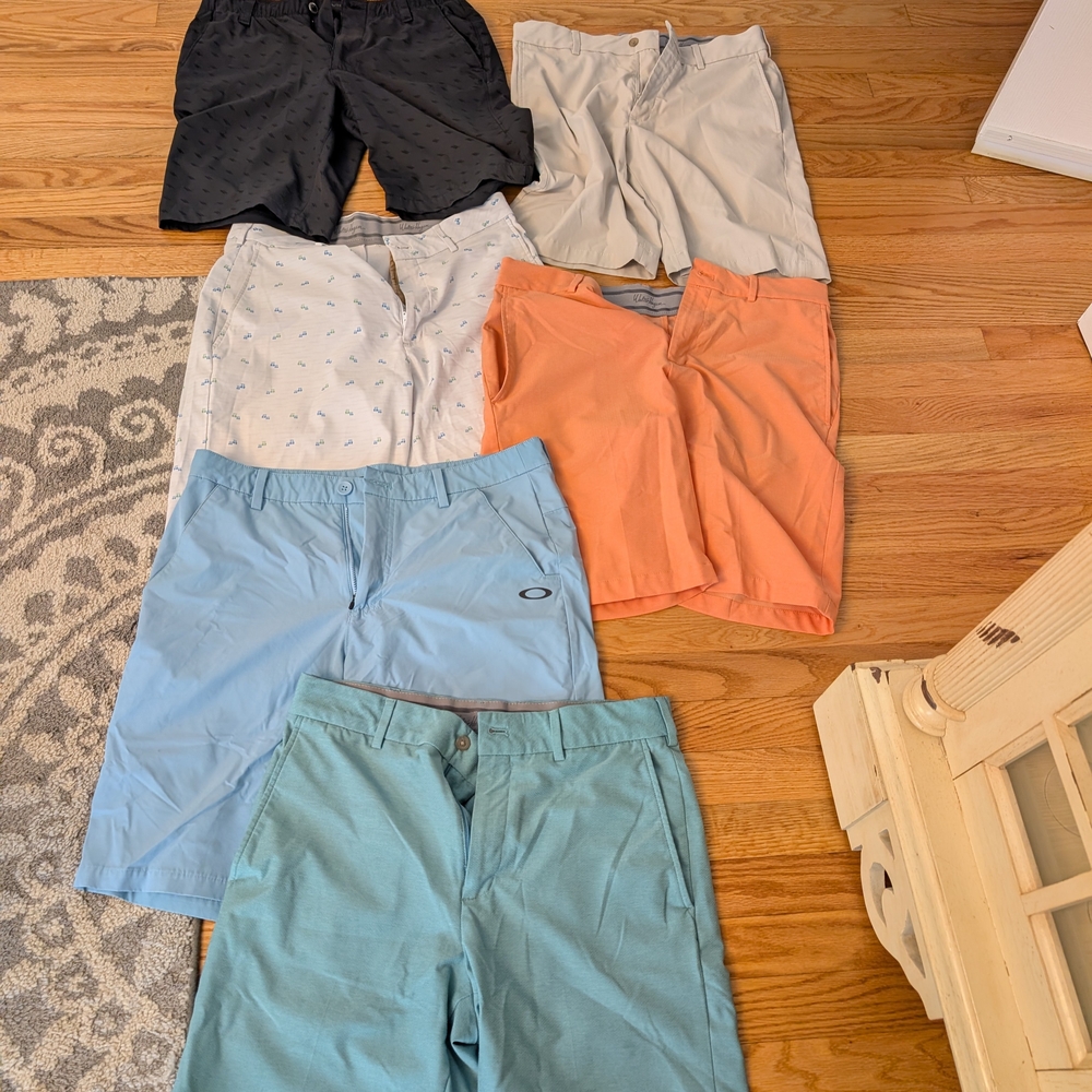 Men's Casual Shorts Collection - 6 Pack